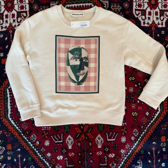 Caron Callahan Theo Sweatshirt size medium NWT - Picture 3 of 5